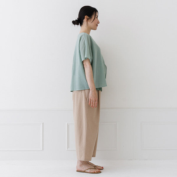 【crea delice】純棉雙層透感寬版上衣 Japan E-Shop
