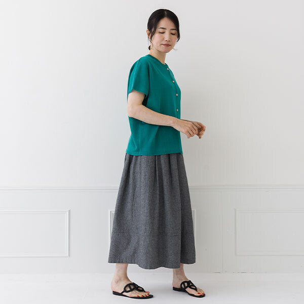【crea delice】清爽感雙穿鈕扣開襟衫 Japan E-Shop