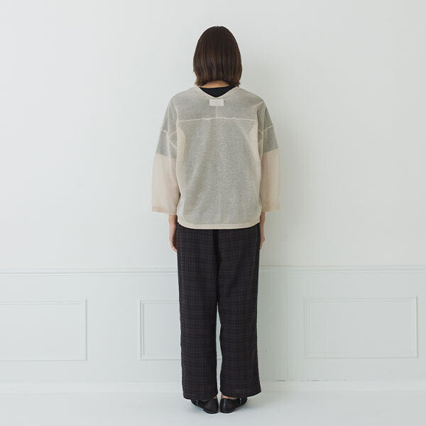 【crea delice】亞麻感V領寬版針織外套 Japan E-Shop