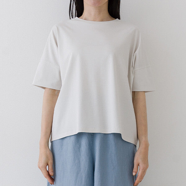 【crea delice】絲光強撚棉寬版T恤 Japan E-Shop