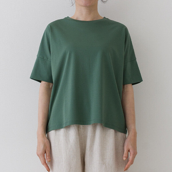 【crea delice】絲光強撚棉寬版T恤 Japan E-Shop