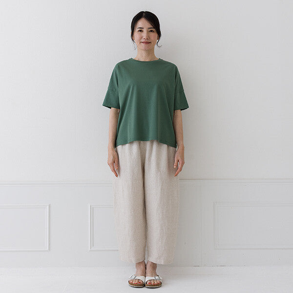 【crea delice】絲光強撚棉寬版T恤 Japan E-Shop