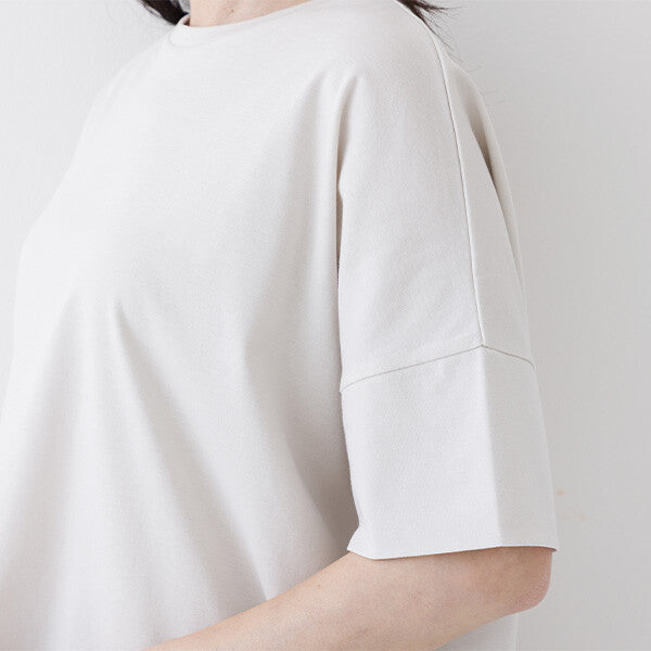 【crea delice】絲光強撚棉寬版T恤 Japan E-Shop