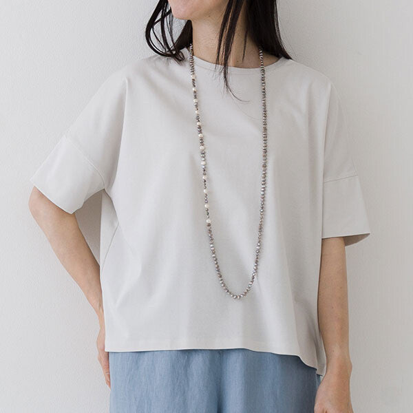 【crea delice】絲光強撚棉寬版T恤 Japan E-Shop