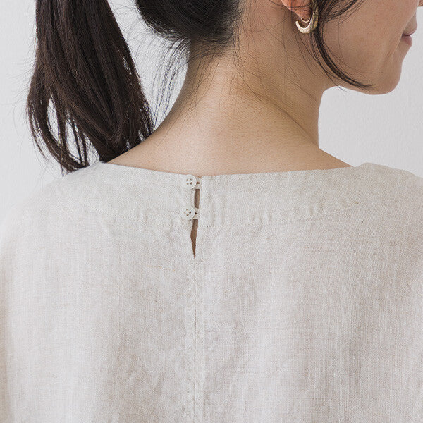 【crea delice】亞麻荷葉袖寬版襯衫 Japan E-Shop