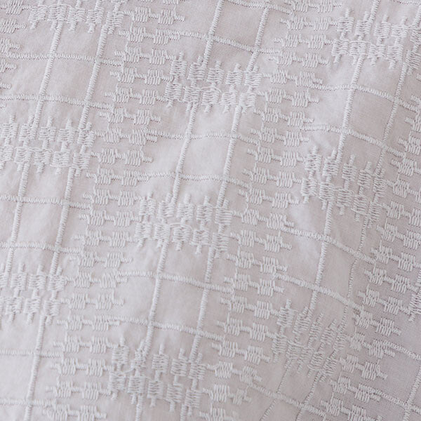 【crea delice】棉質薄紗刺繡拼接上衣 Japan E-Shop