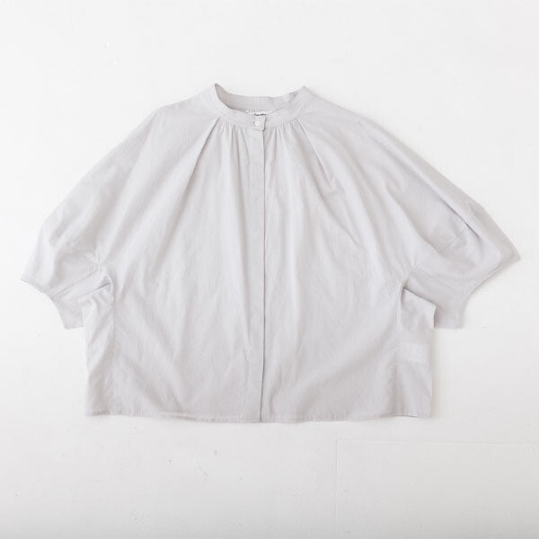 【crea delice】純棉薄紗寬褶短袖上衣 Japan E-Shop
