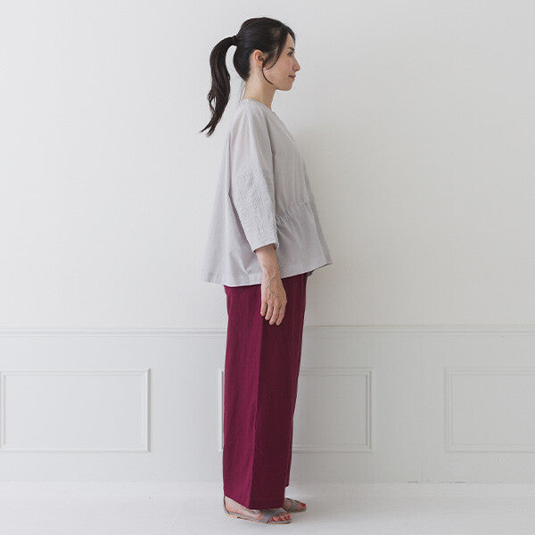 【crea delice】棉質薄紗刺繡上衣 Japan E-Shop