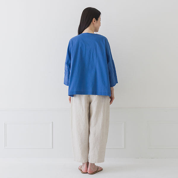 【crea delice】棉質薄紗刺繡上衣 Japan E-Shop