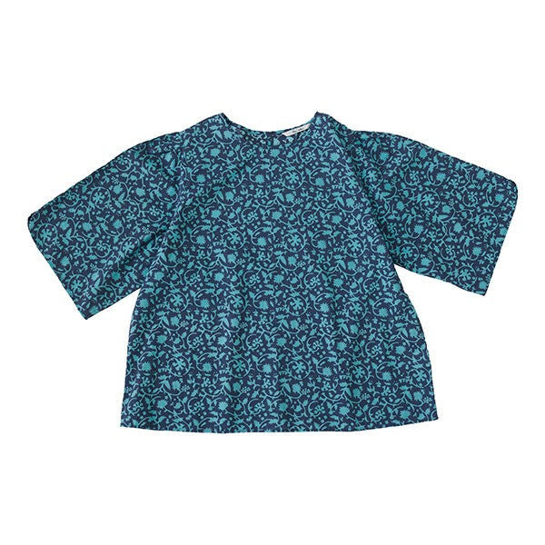 【crea delice】純棉植物印花寬袖襯衫 Japan E-Shop