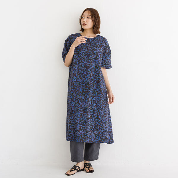 【crea delice】棉質薄紗印花洋裝 Japan E-Shop