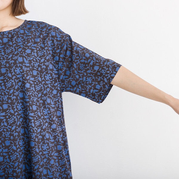 【crea delice】棉質薄紗印花洋裝 Japan E-Shop