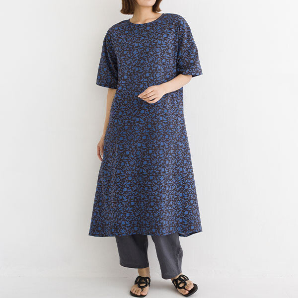 【crea delice】棉質薄紗印花洋裝 Japan E-Shop