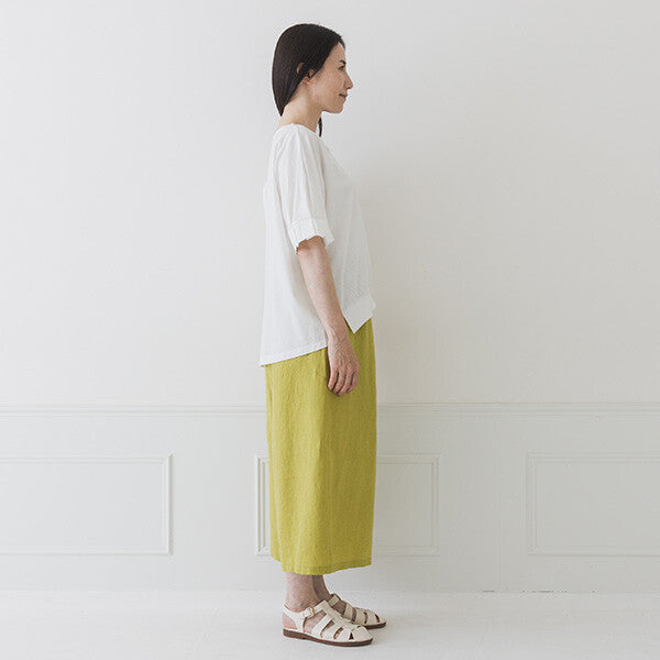 【crea delice】純棉光澤袖褶上衣 Japan E-Shop