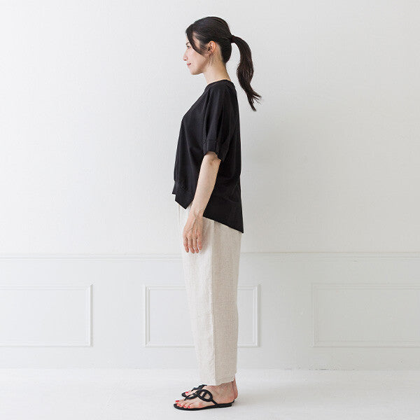 【crea delice】純棉光澤袖褶上衣 Japan E-Shop