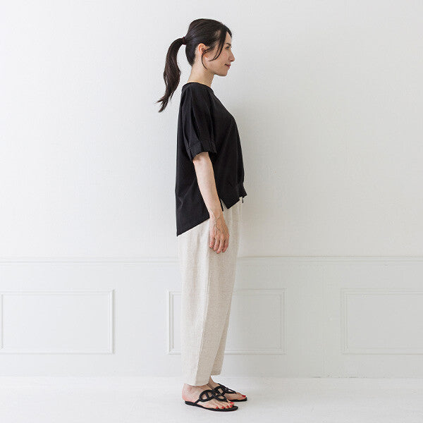 【crea delice】純棉光澤袖褶上衣 Japan E-Shop
