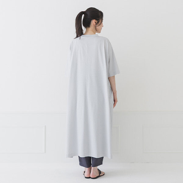 【crea delice】絲光棉半高領直身洋裝 Japan E-Shop