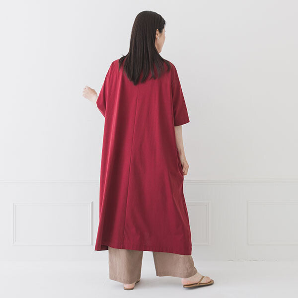 【crea delice】絲光棉半高領直身洋裝 Japan E-Shop