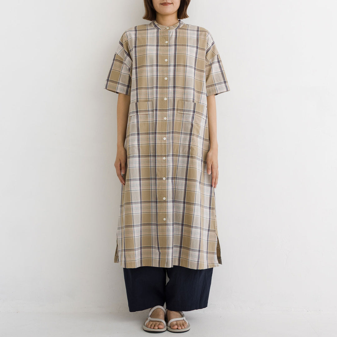 【kermu】純棉格紋洋裝 Japan E-Shop
