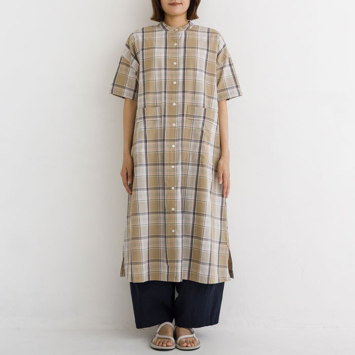 【kermu】純棉格紋洋裝 Japan E-Shop
