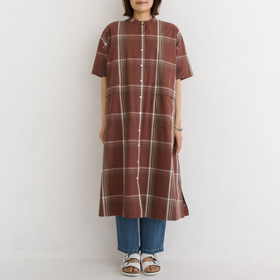 【kermu】純棉格紋洋裝 Japan E-Shop