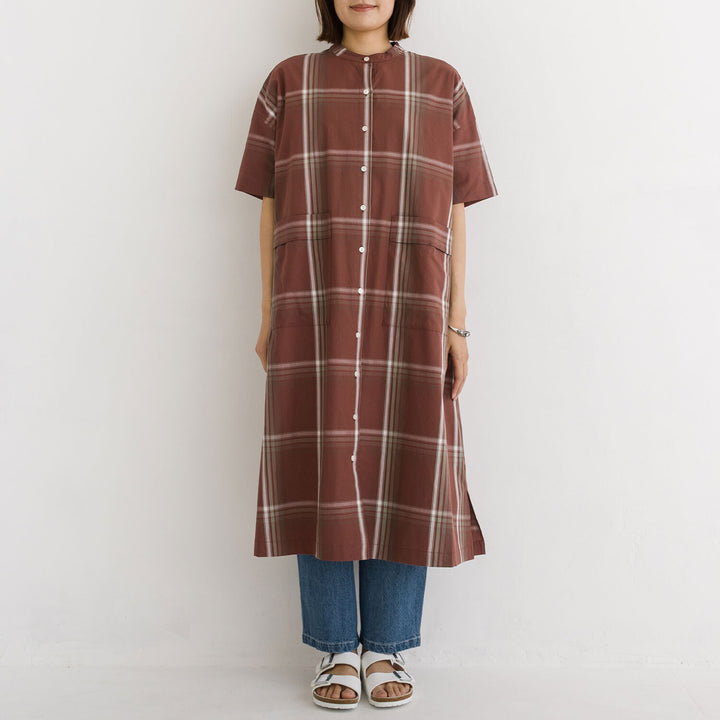 【kermu】純棉格紋洋裝 Japan E-Shop