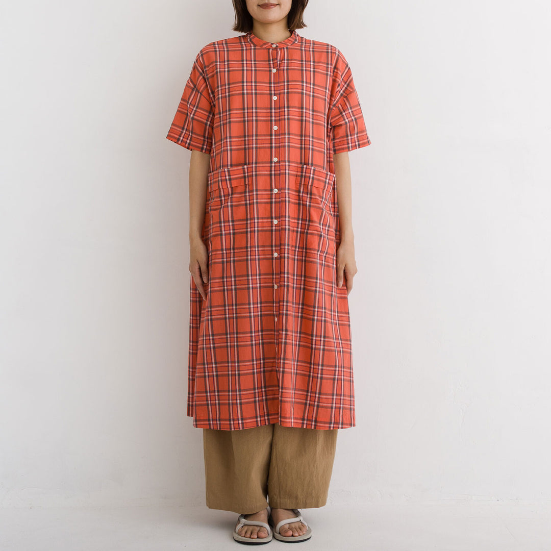 【kermu】純棉格紋洋裝 Japan E-Shop