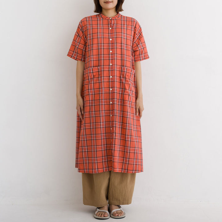 【kermu】純棉格紋洋裝 Japan E-Shop