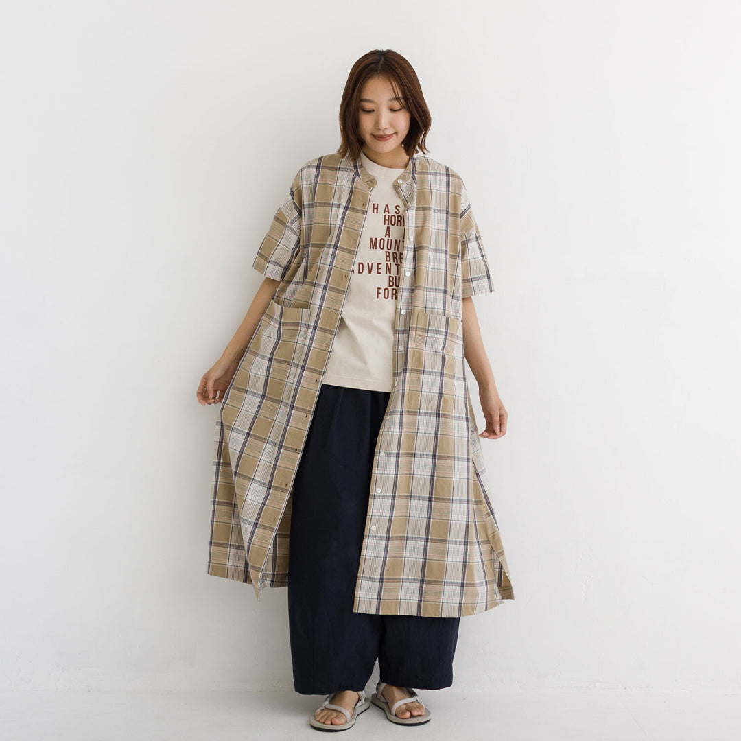 【kermu】純棉格紋洋裝 Japan E-Shop