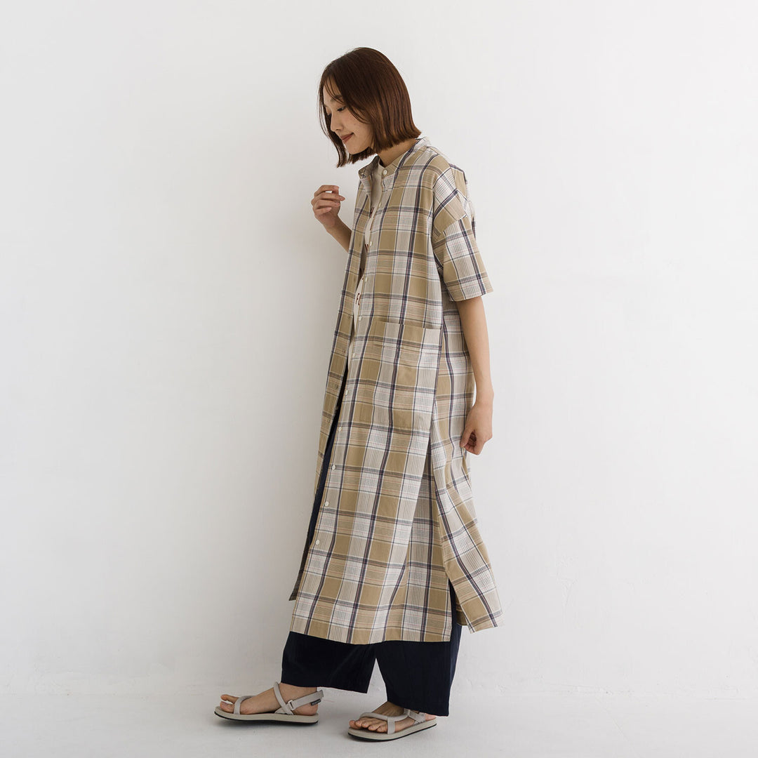 【kermu】純棉格紋洋裝 Japan E-Shop