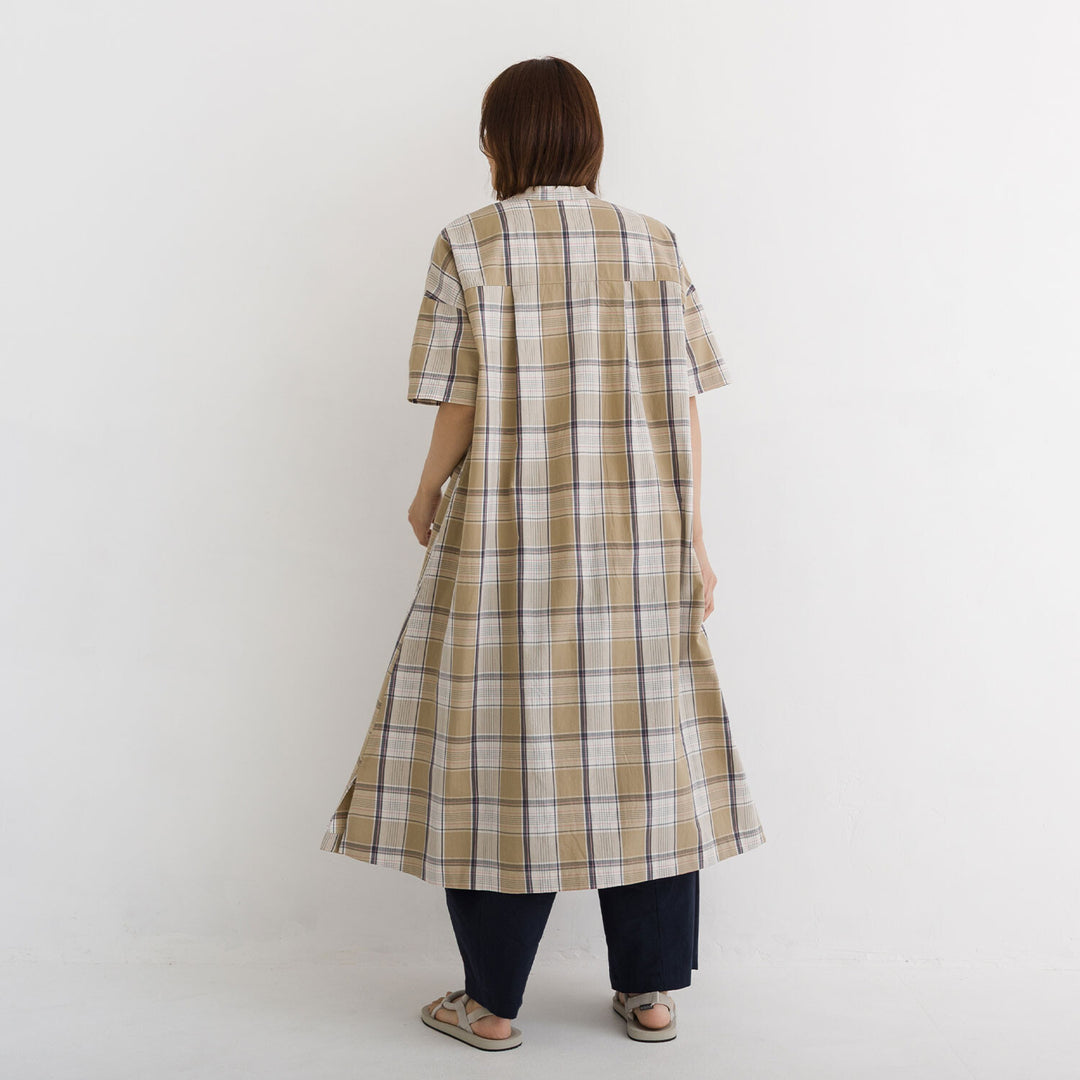【kermu】純棉格紋洋裝 Japan E-Shop