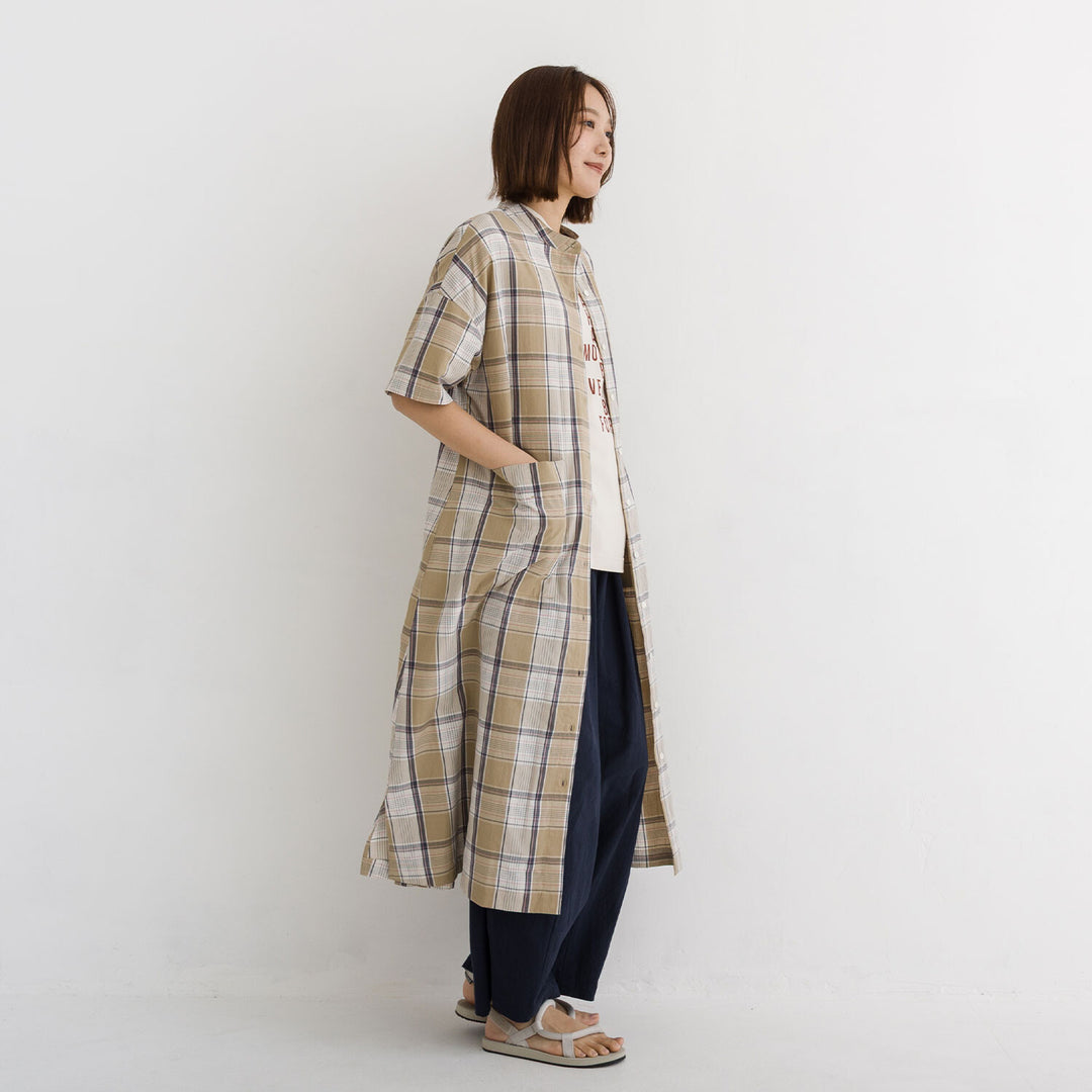 【kermu】純棉格紋洋裝 Japan E-Shop