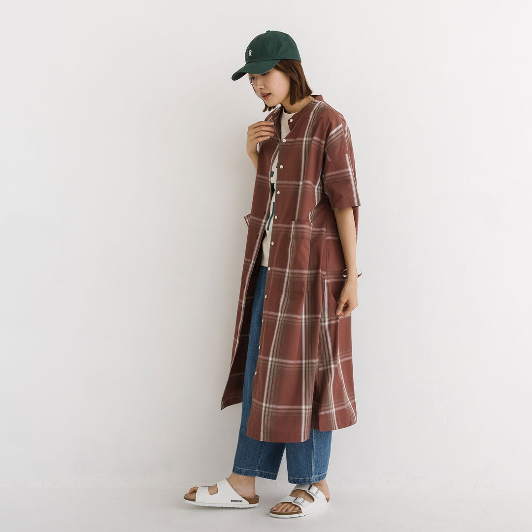 【kermu】純棉格紋洋裝 Japan E-Shop