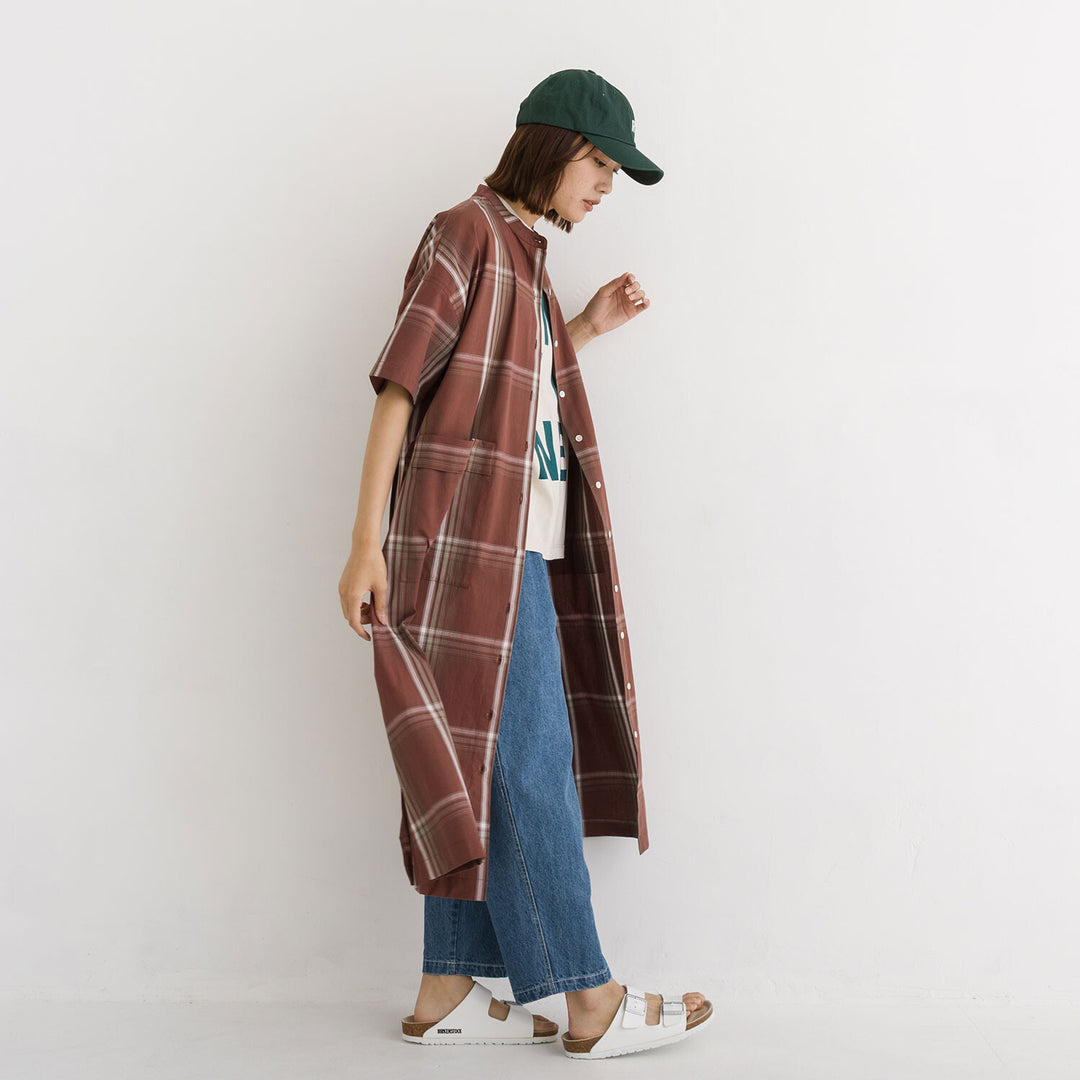 【kermu】純棉格紋洋裝 Japan E-Shop