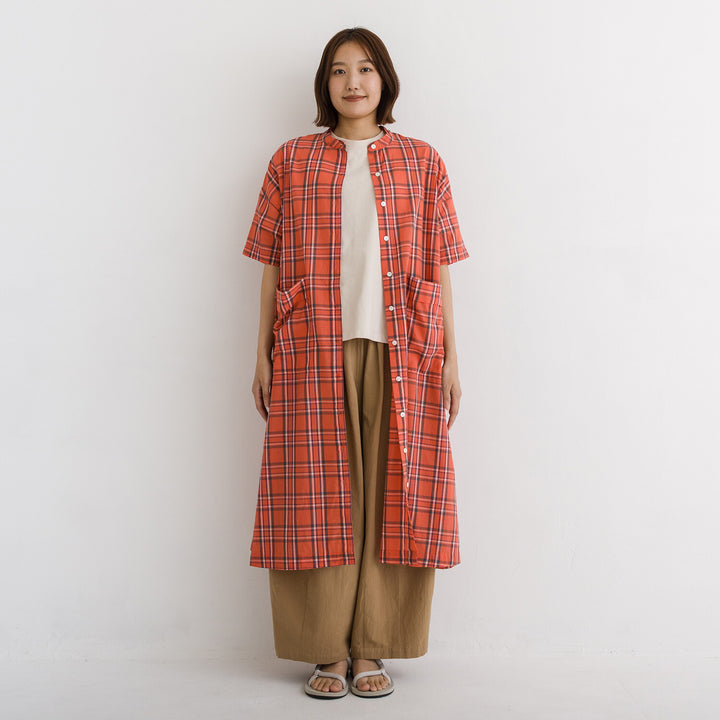 【kermu】純棉格紋洋裝 Japan E-Shop