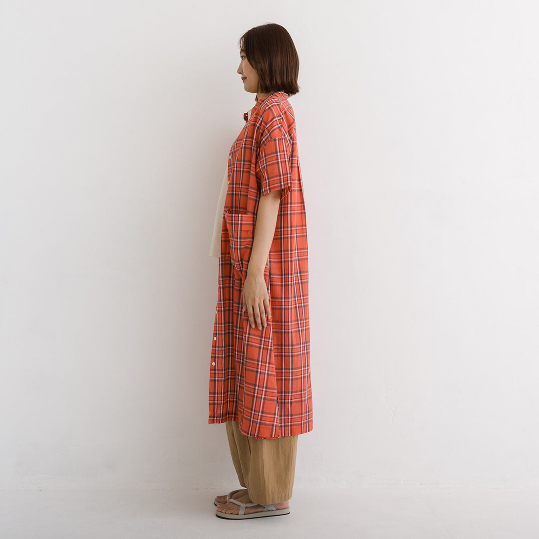 【kermu】純棉格紋洋裝 Japan E-Shop