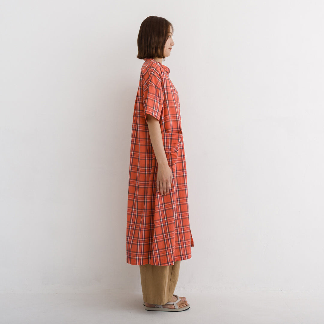 【kermu】純棉格紋洋裝 Japan E-Shop