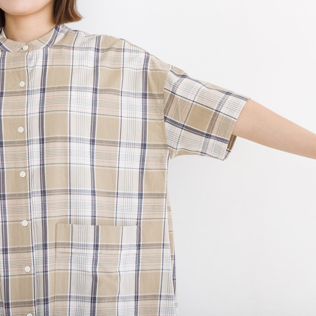 【kermu】純棉格紋洋裝 Japan E-Shop