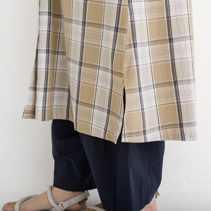 【kermu】純棉格紋洋裝 Japan E-Shop