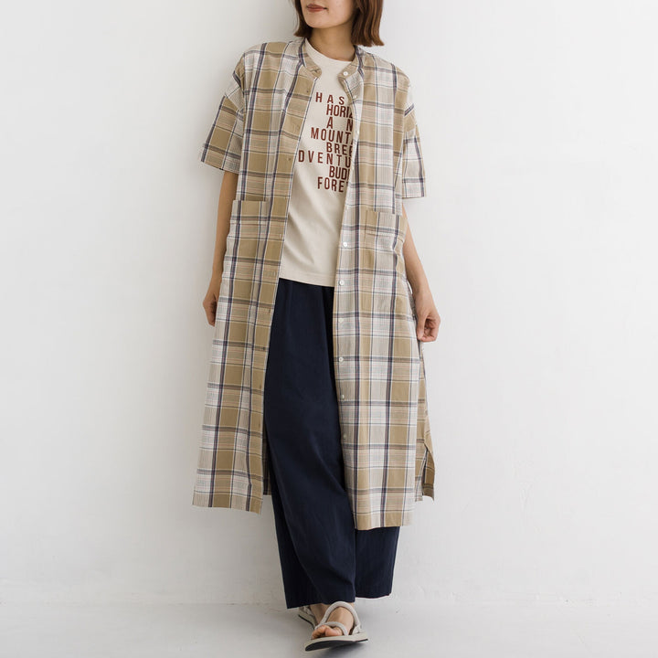 【kermu】純棉格紋洋裝 Japan E-Shop