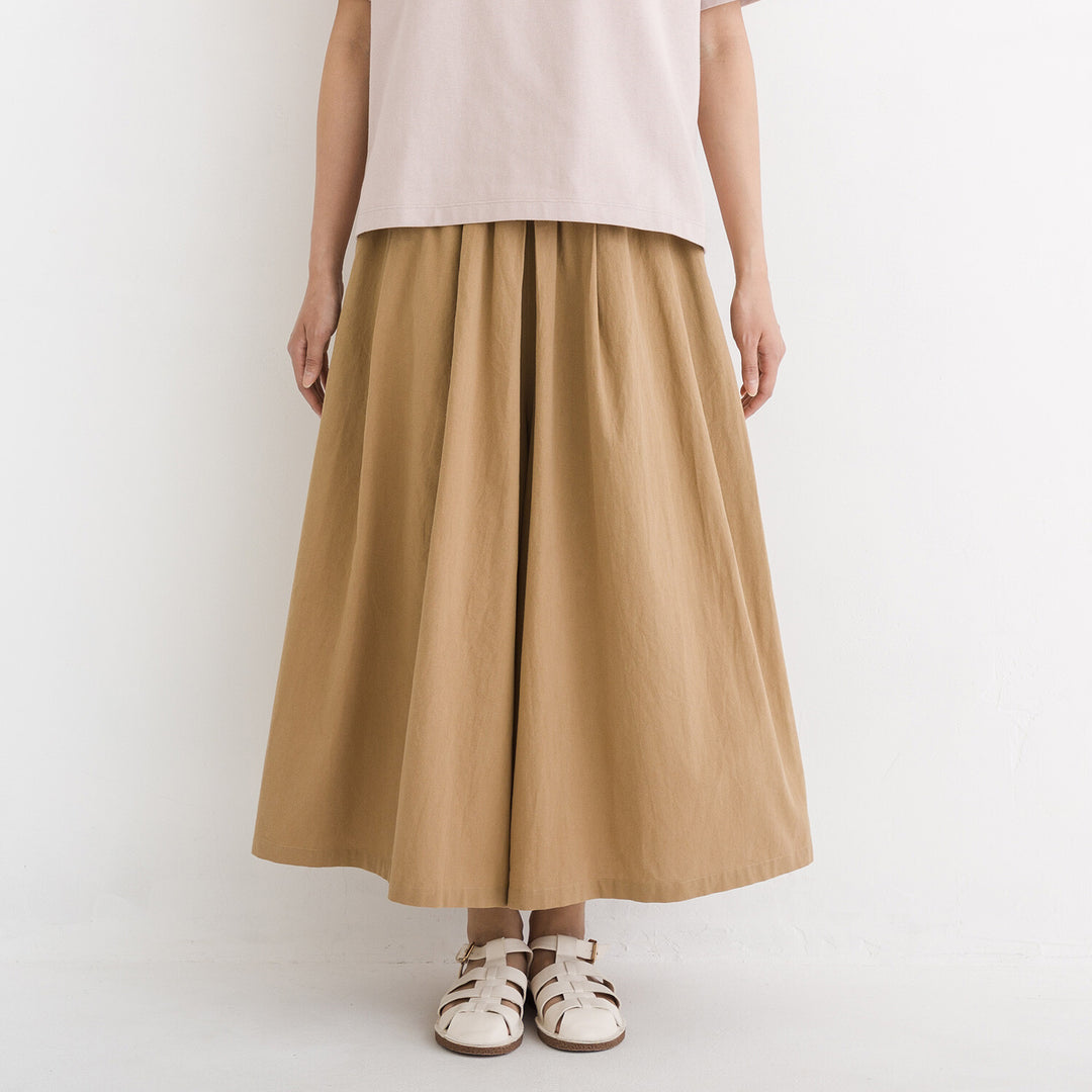 【kermu】純棉打褶九分寬褲 Japan E-Shop