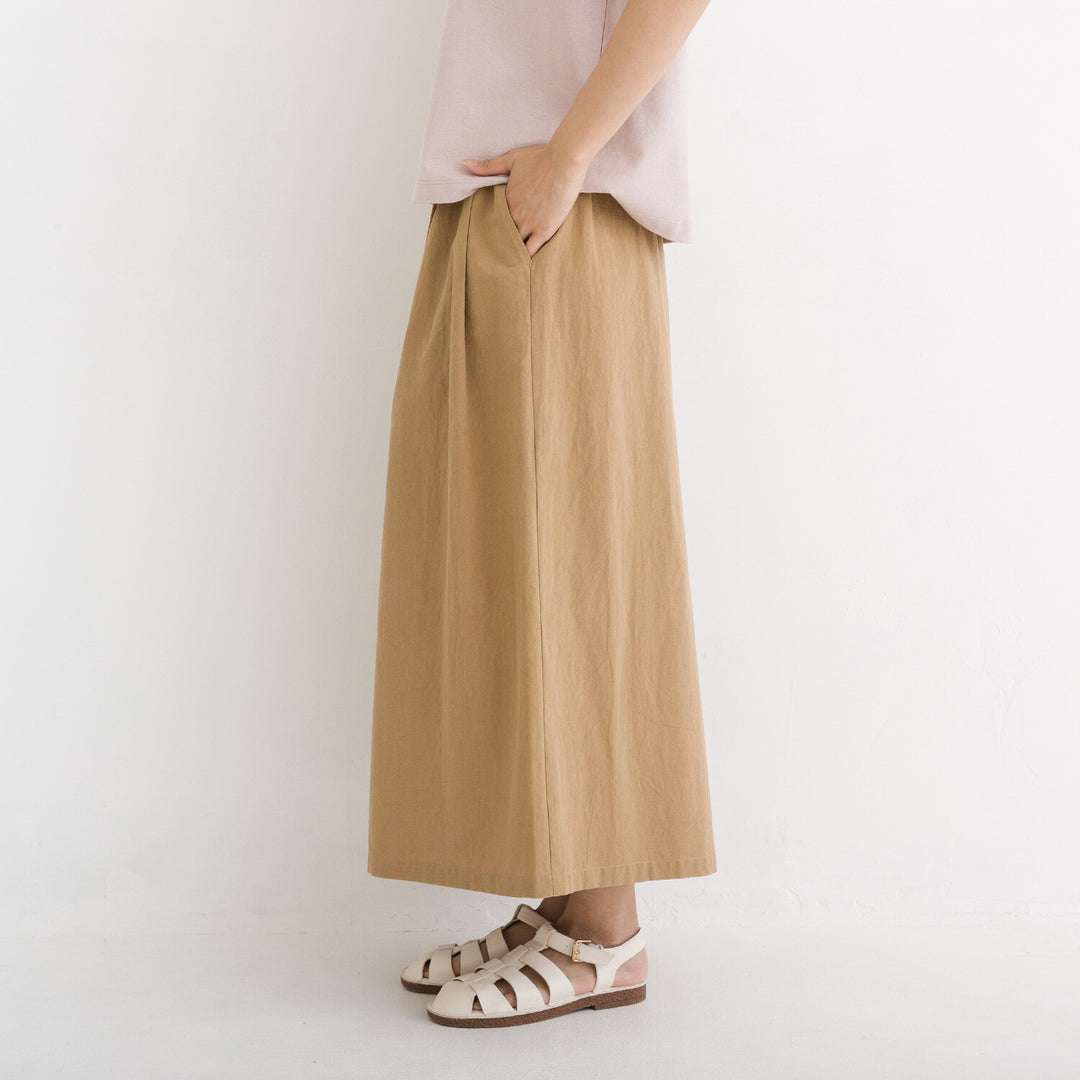 【kermu】純棉打褶九分寬褲 Japan E-Shop
