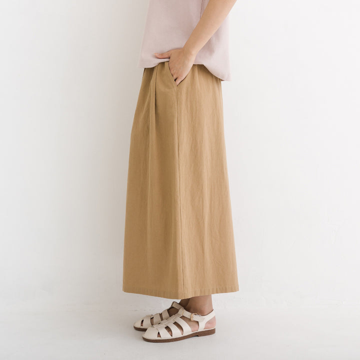 【kermu】純棉打褶九分寬褲 Japan E-Shop
