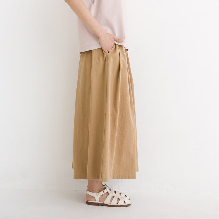 【kermu】純棉打褶九分寬褲 Japan E-Shop