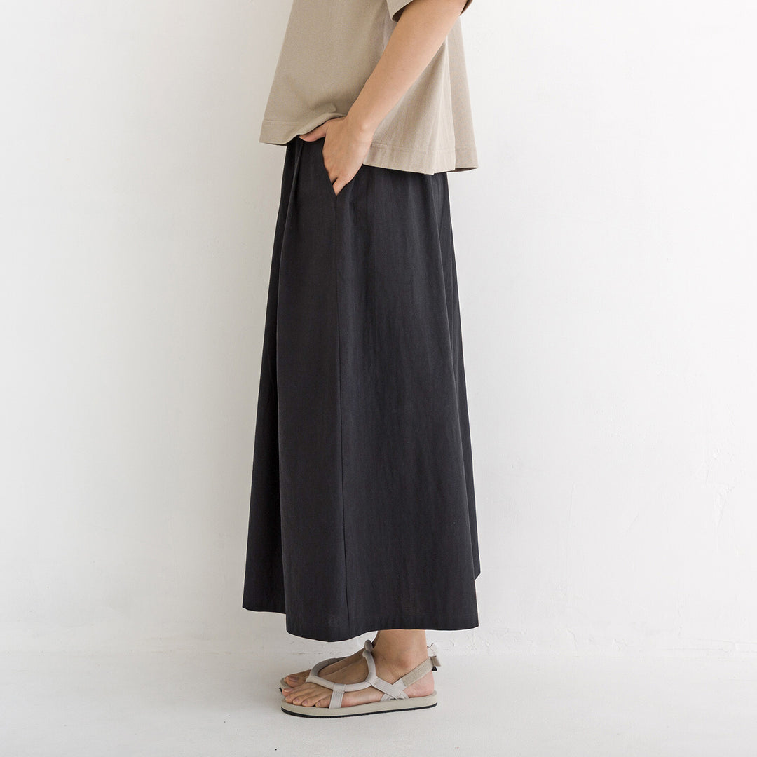 【kermu】純棉打褶九分寬褲 Japan E-Shop