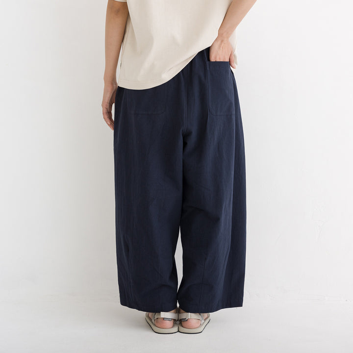 【kermu】純棉寬鬆氣球剪裁長褲 Japan E-Shop