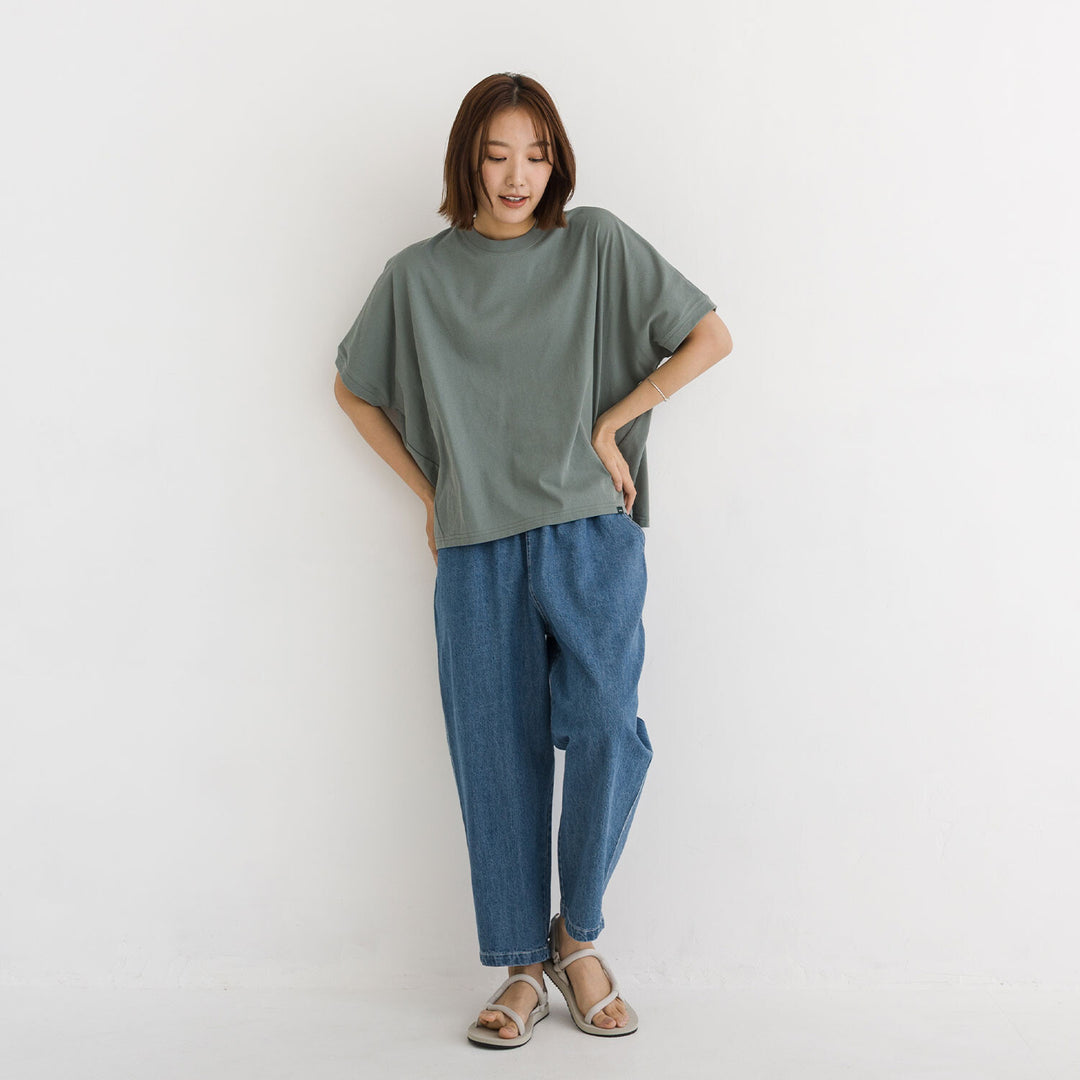 【kermu】涼感平針布寬版T恤 Japan E-Shop