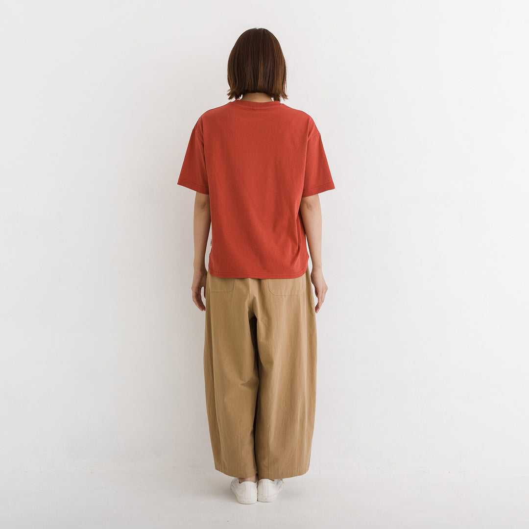【kermu】接觸冷感再生棉圖案寬版T恤 Japan E-Shop