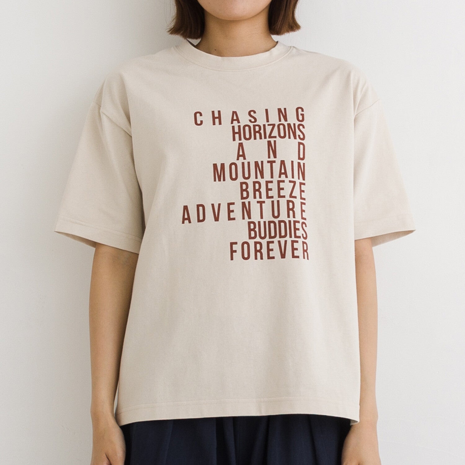 【kermu】涼感ADVENTURE印花純棉上衣 Japan E-Shop