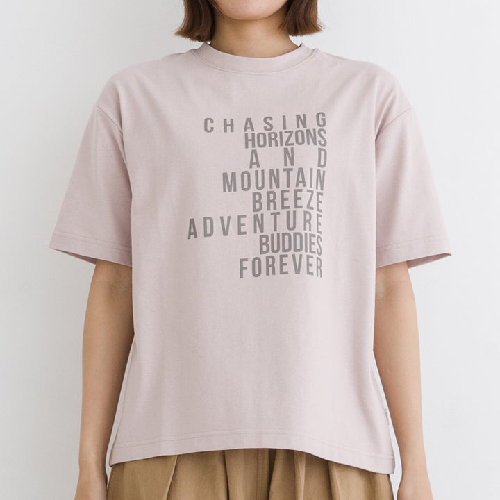 【kermu】涼感ADVENTURE印花純棉上衣 Japan E-Shop